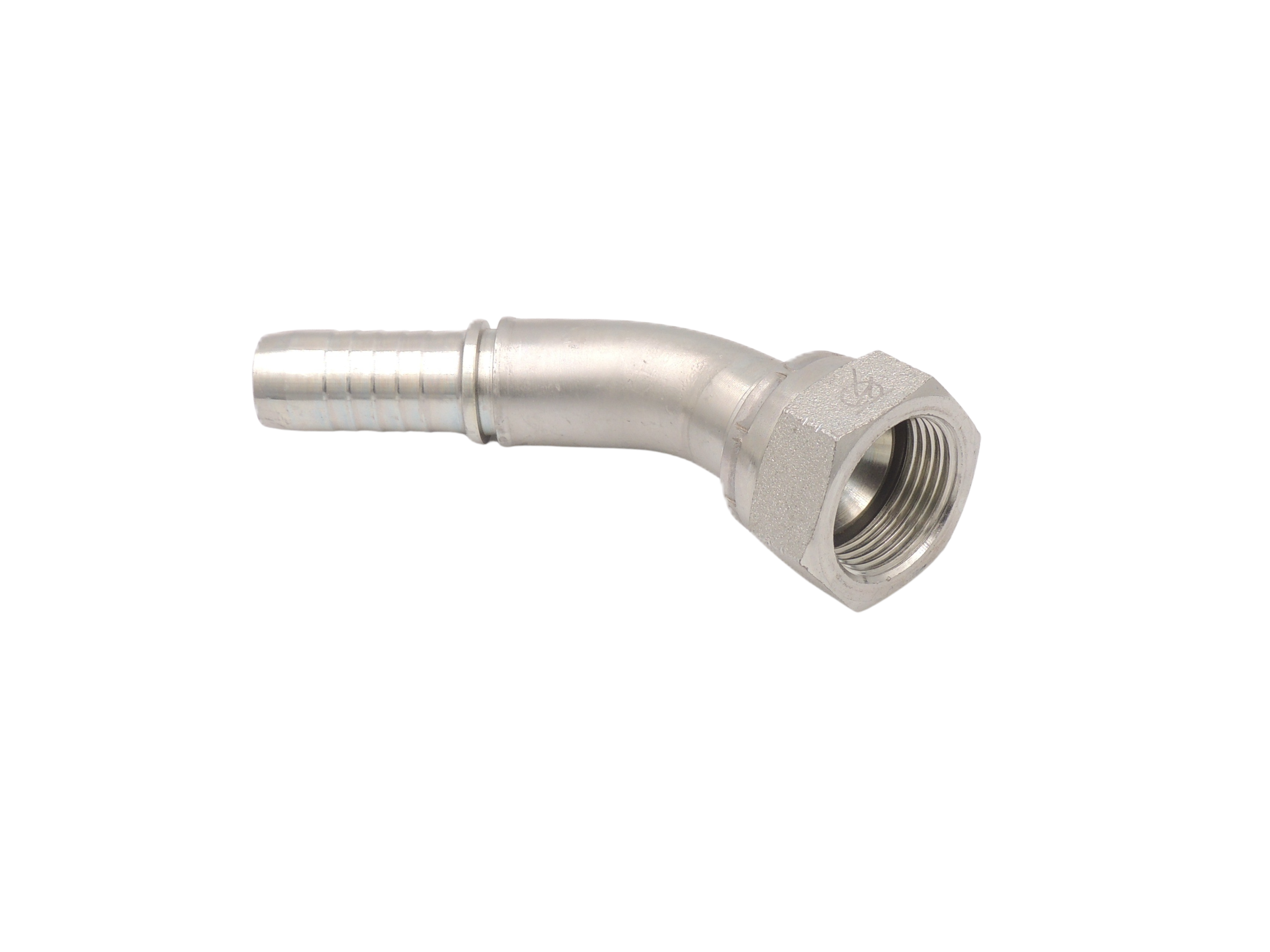 Indstik 45 gr. 3/4""xF1".3/16 - JIC