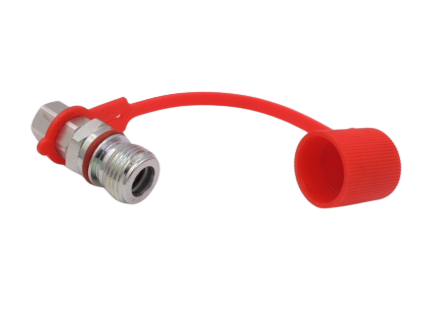 Lynkobling skrue Hun 1/4" m.støv cap