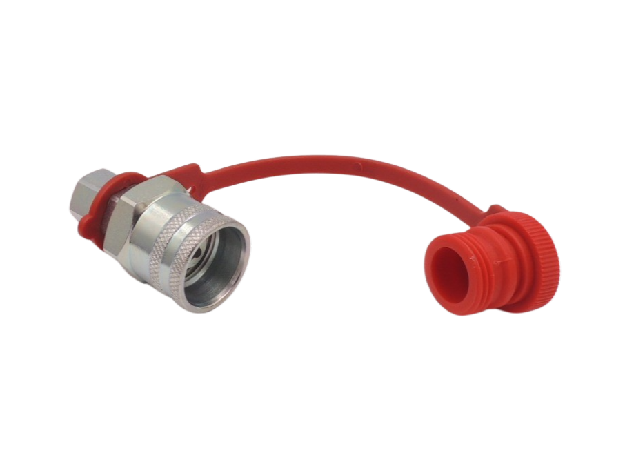 Lynkobling skrue Han 1/4"  m.støv cap