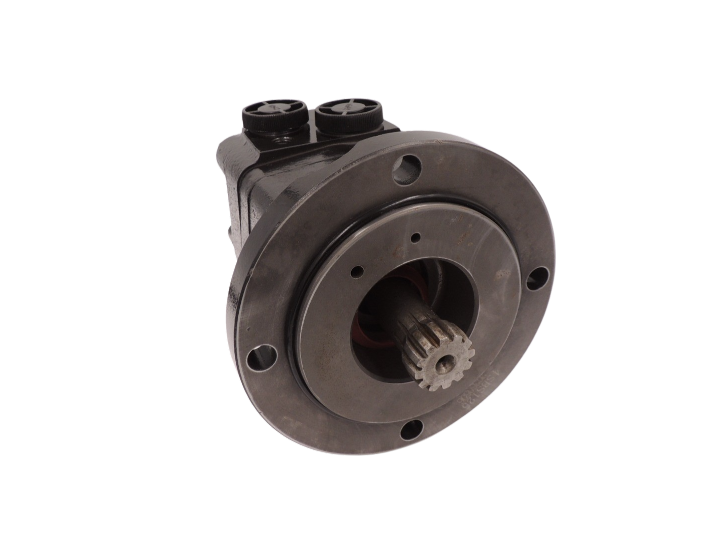 Oliemotor 125 cm3 - SHORT m/rund flange + sideport