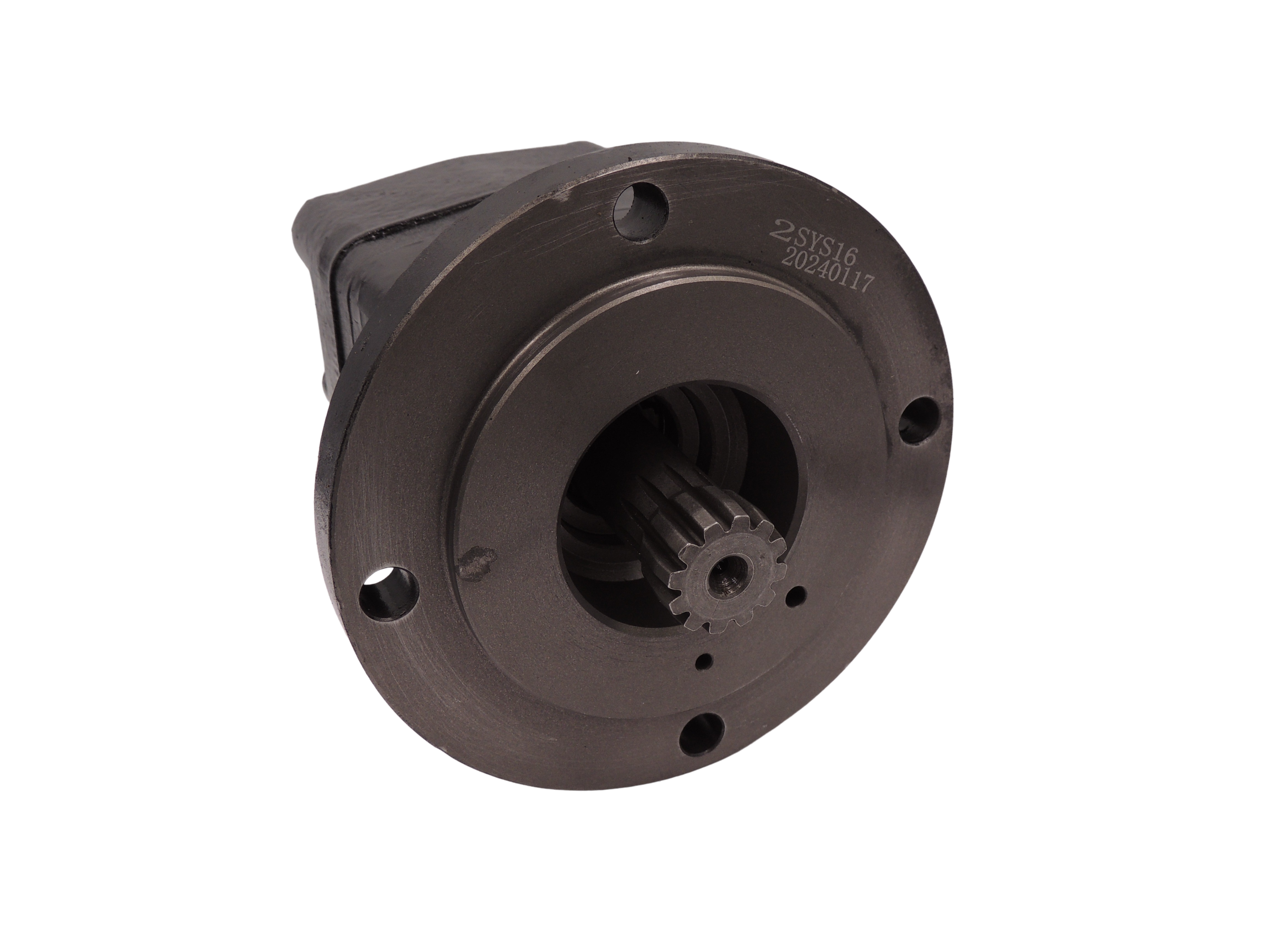 Oliemotor 160 cm3 - SHORT m/rund flange + sideport
