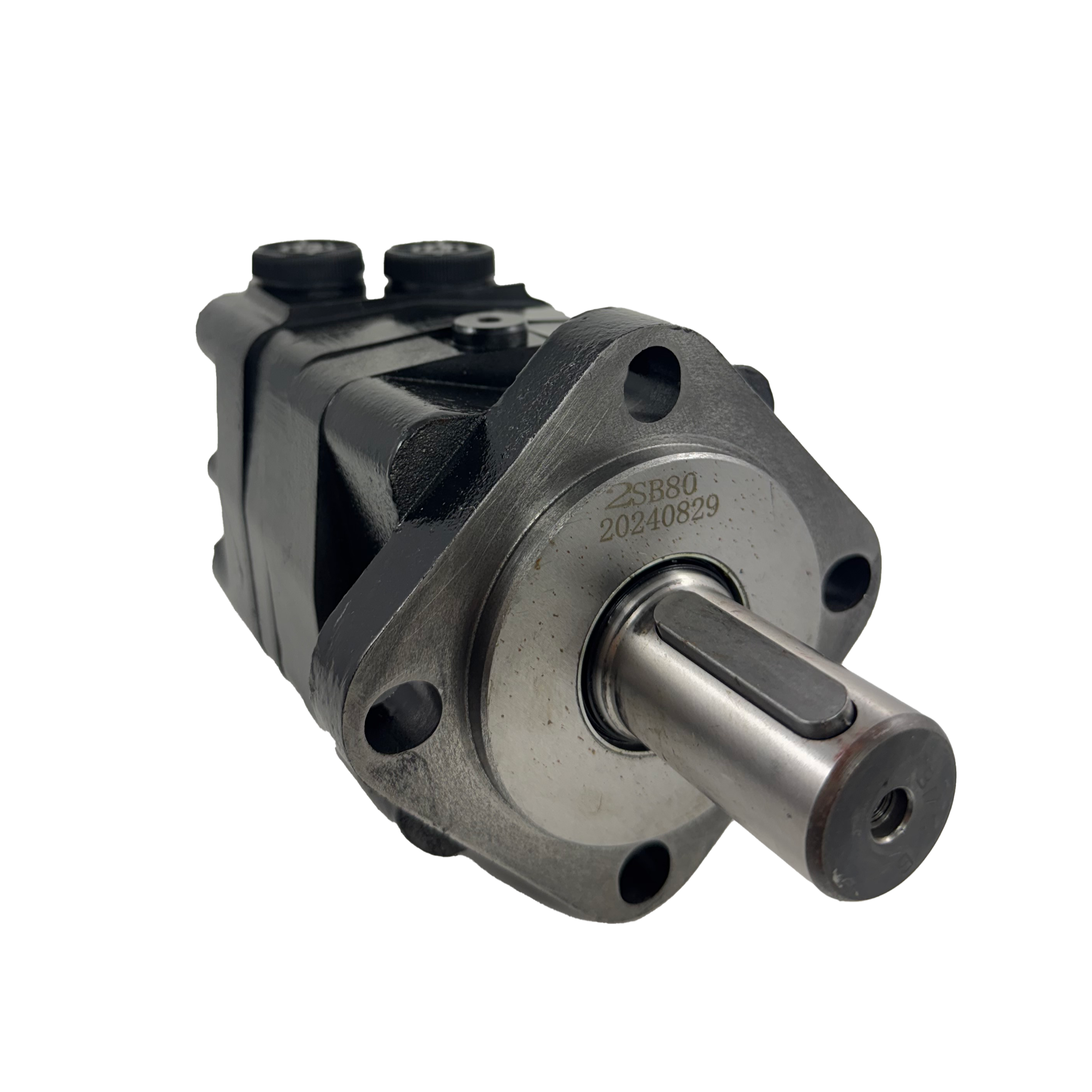 Oliemotor 32 mm-side port-kvadrat m/højtrykpakning