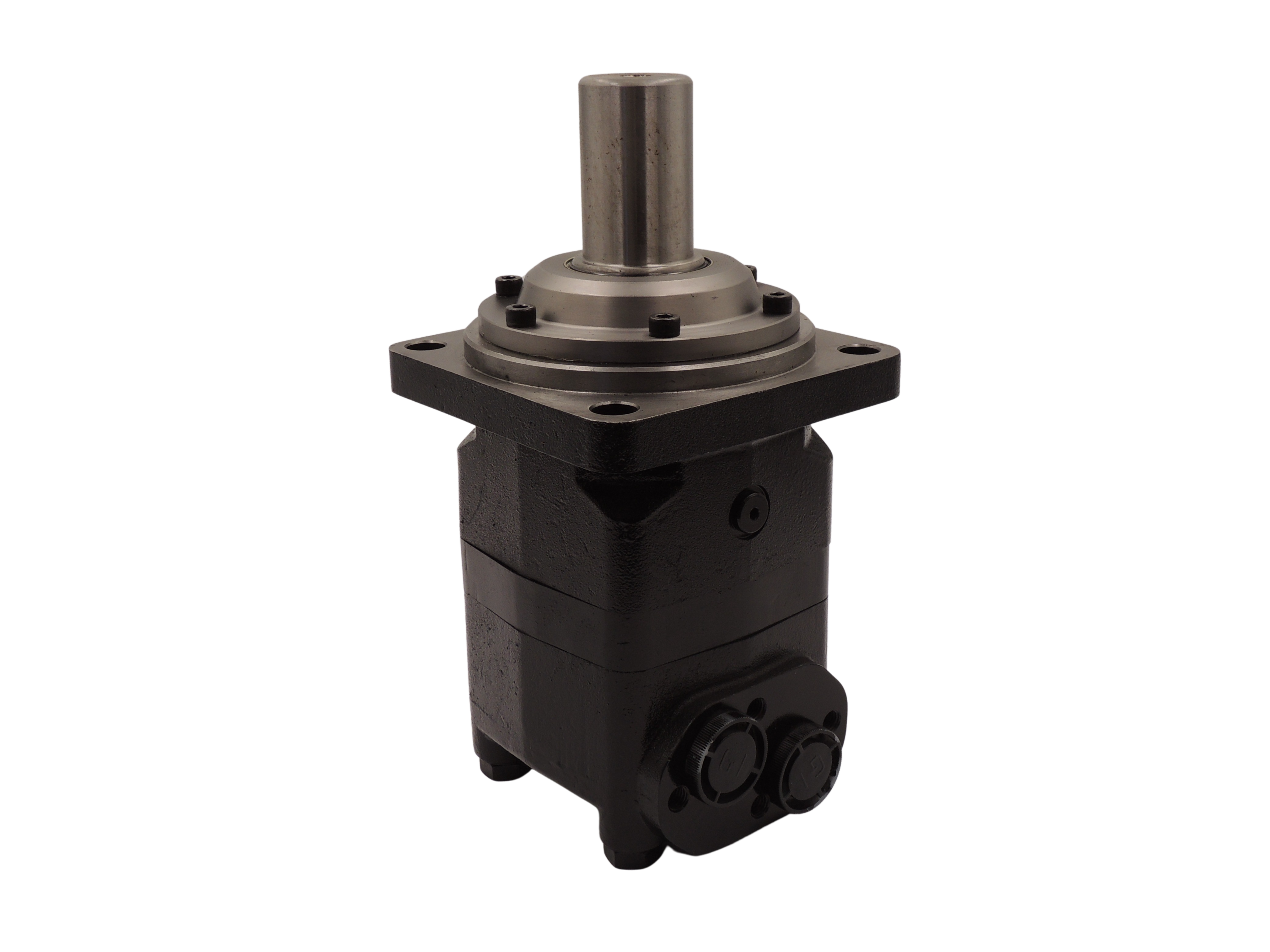 Oliemotor 50 mm aksel - side port-kvadrat m/højtrykpakning